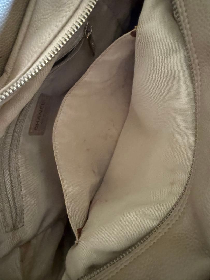 CHANEL シャネル マトラッセ PST キャビアスキン ベージュ希少カラー