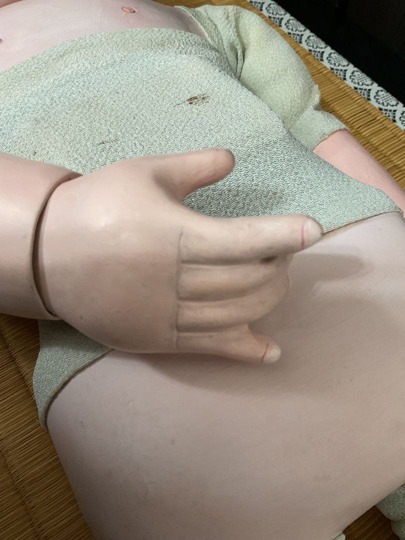 明治時代　明治抱き人形　抱き人形　超大型78㎝　雛人形　ひな人形　市松人形