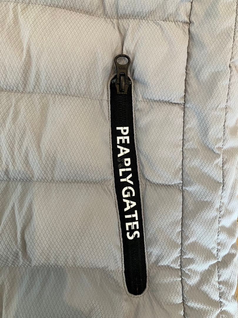 パーリーゲイツ ライトグレー ダウンジャケット サイズ5