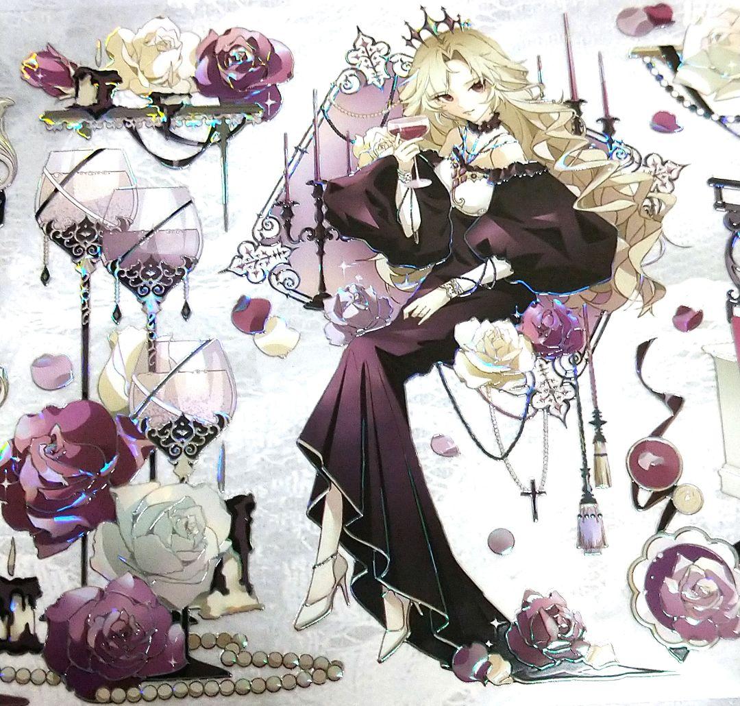 J607＃玛格丽酒会(贝壳光)Likey切り売り海外人物マステ女の子