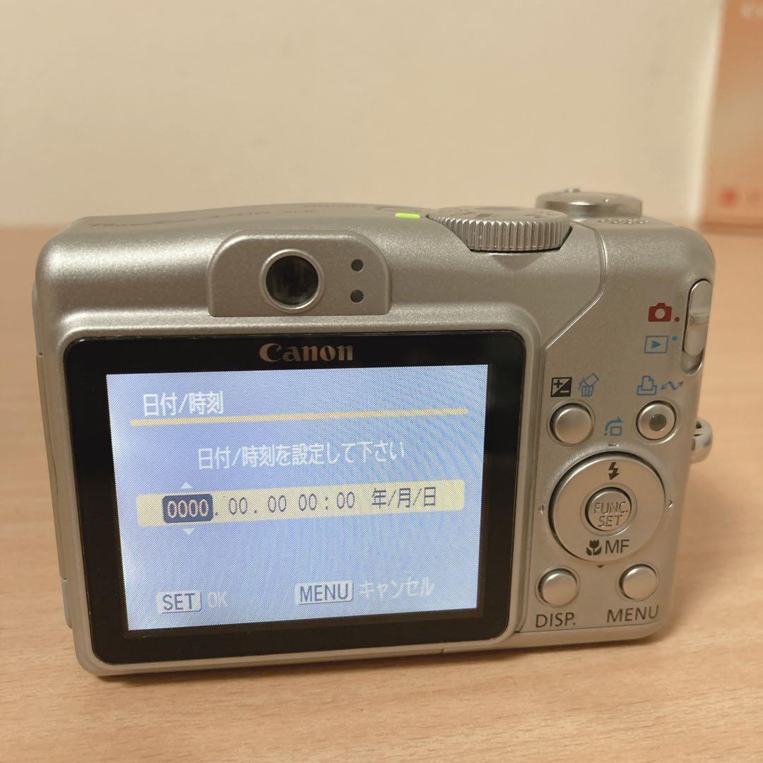 動作確認済　Canon キヤノン PowerShot A700　外箱付　デジカメ