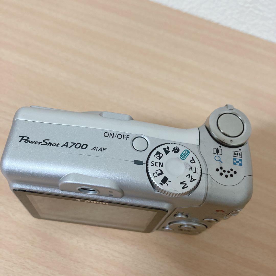 動作確認済　Canon キヤノン PowerShot A700　外箱付　デジカメ