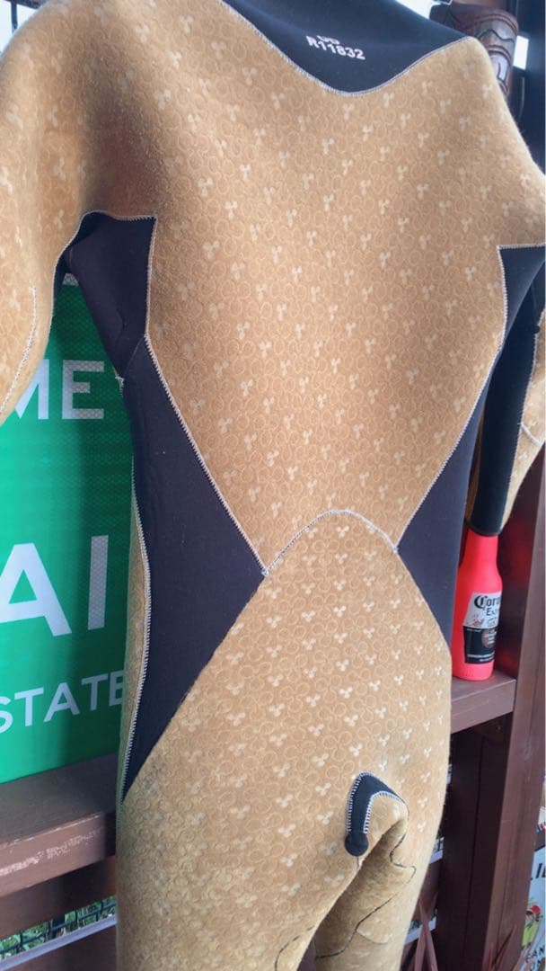 The Rim セミドライウエットスーツ ブラック/グリーン