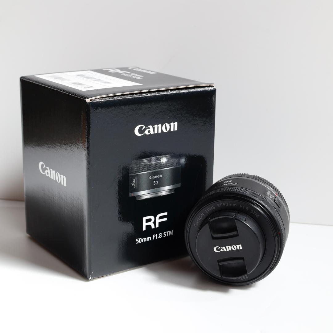 (美品) canon rf50mm f1.8 stm キャノン