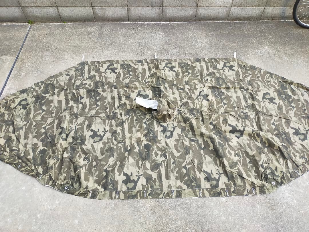 トルコ軍 山岳部隊用 軍幕 シェルターハーフ ２枚セット パップテント ⑤⑥