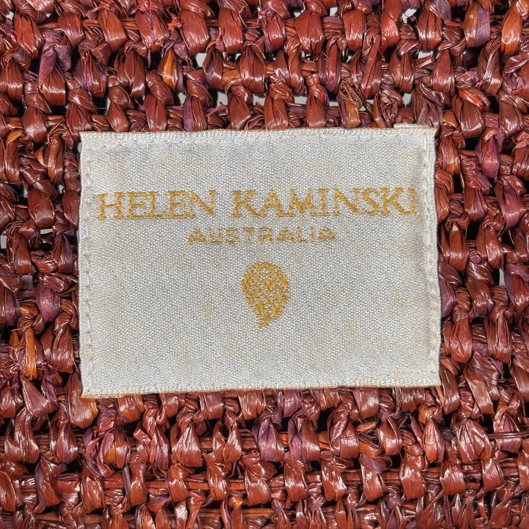 ヘレンカミンスキー トートバッグ ショルダーバッグ かごバッグ ラフィア