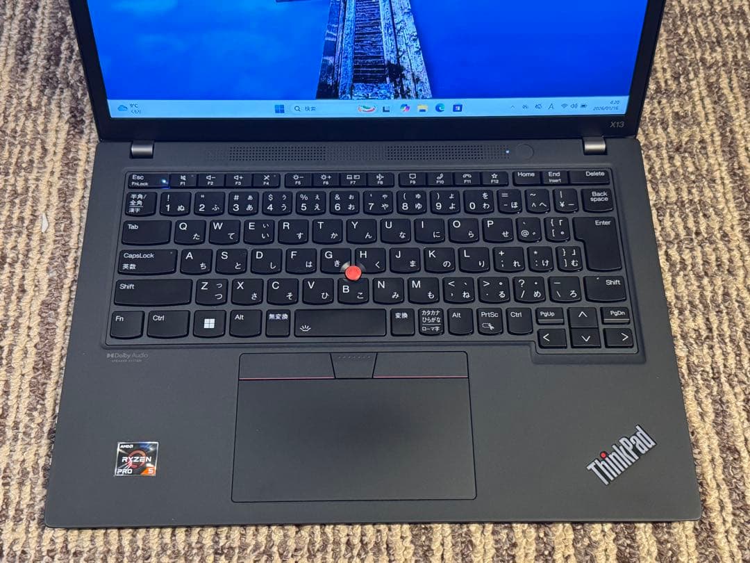 美品Lenovo ThinkPad X13 Ryzen 5 PRO 6650U