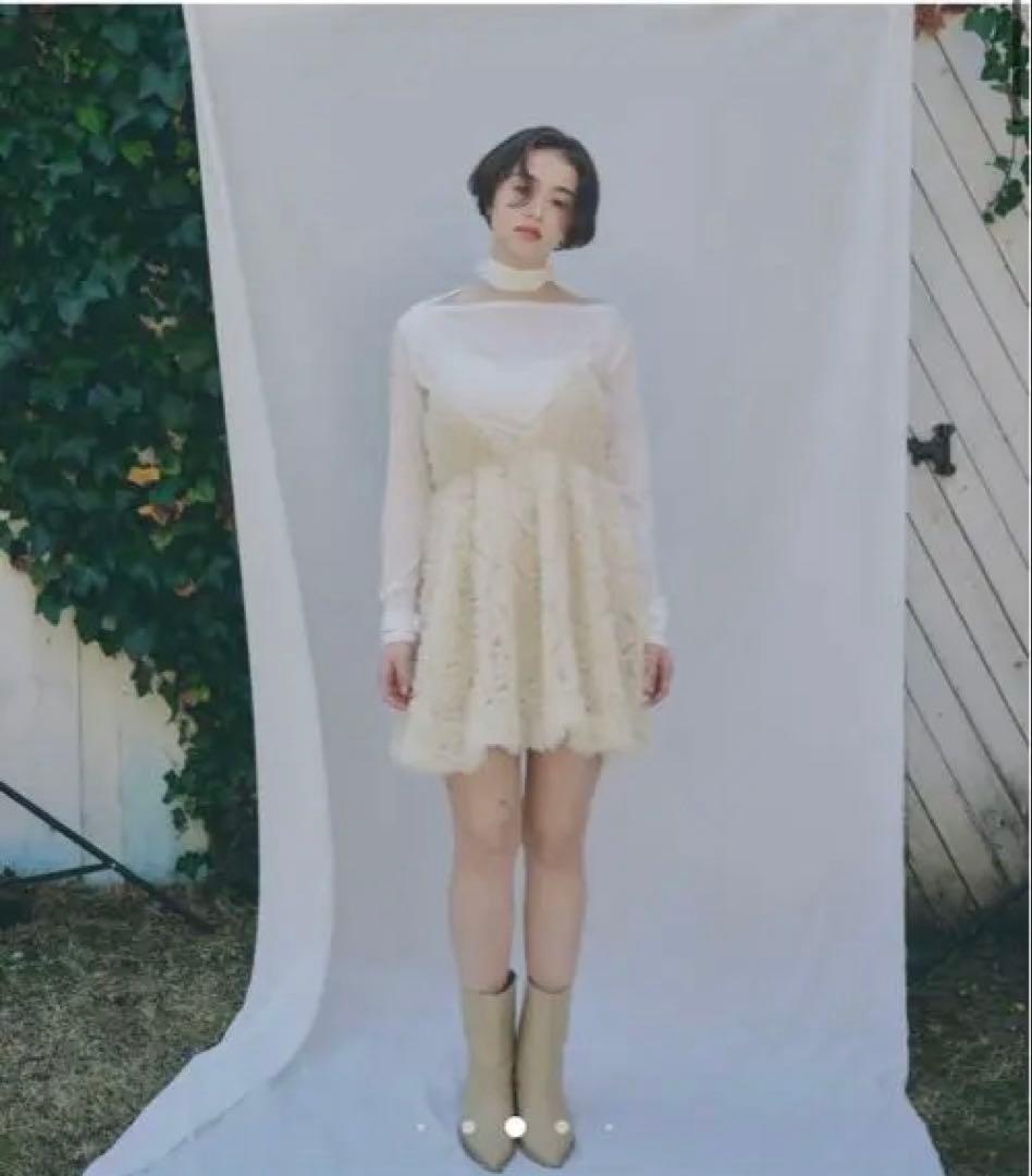 トップス NOTRE emor tulle mini dress