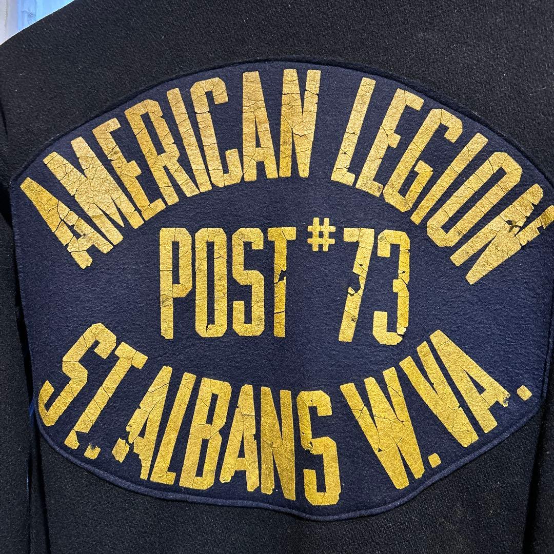 50's ランタグ　チャンピオン ボタンスタジャン