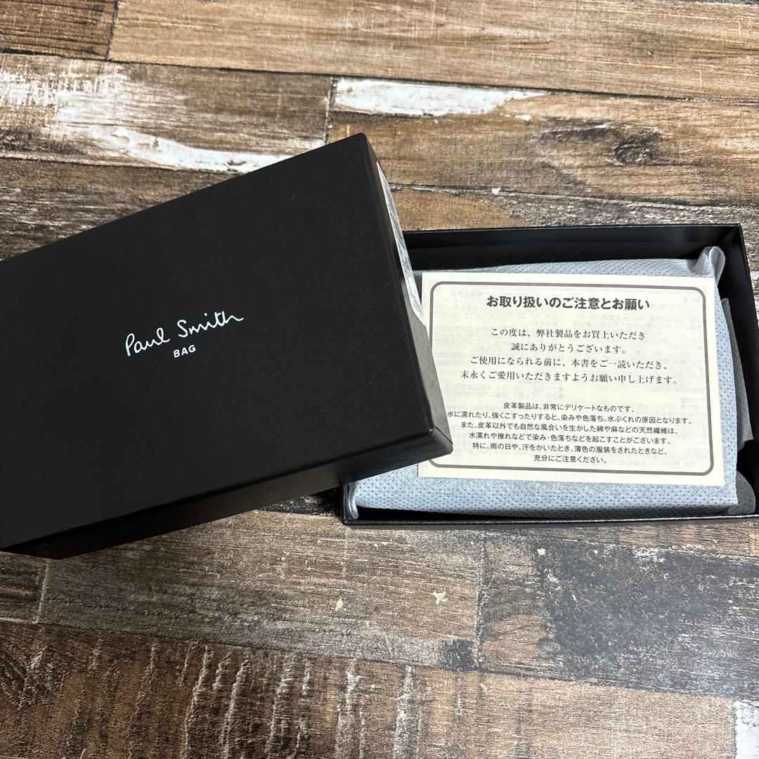 新品 未使用　ポールスミス 名刺入れ 本革