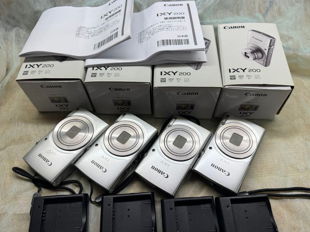 CANON IXY200 コンパクトデジカメ　4台セット