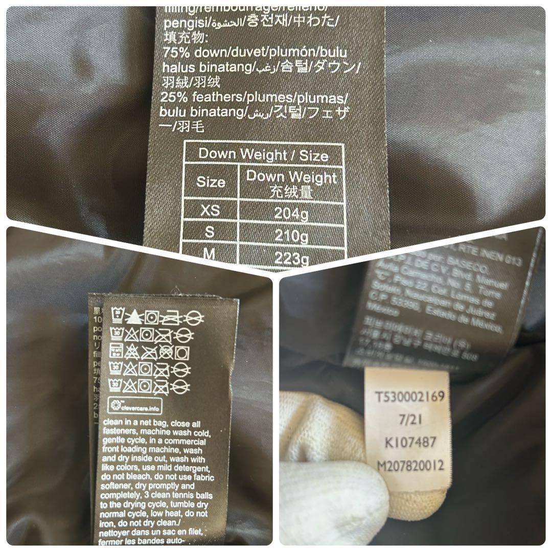 カルバンクライン ダウンジャケット ブラック ビッグロゴ ダウン フェザー 近年