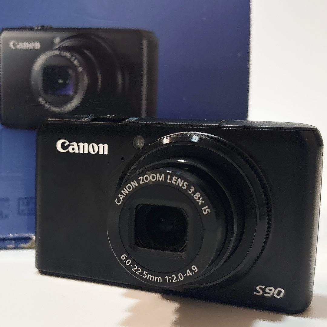 ✨良品✨ キャノン PowerShot S90 コンデジ デジカメ 付属品完備