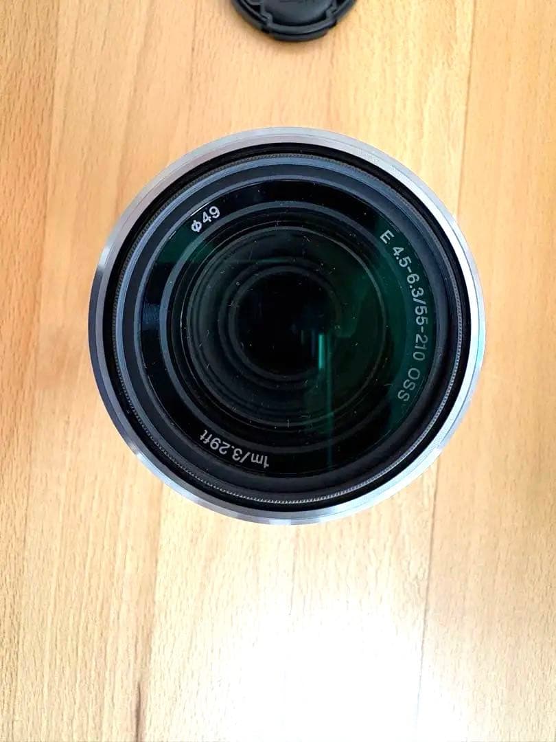 SONY ミラーレス一眼カメラ ホワイト α5100 望遠レンズ付き