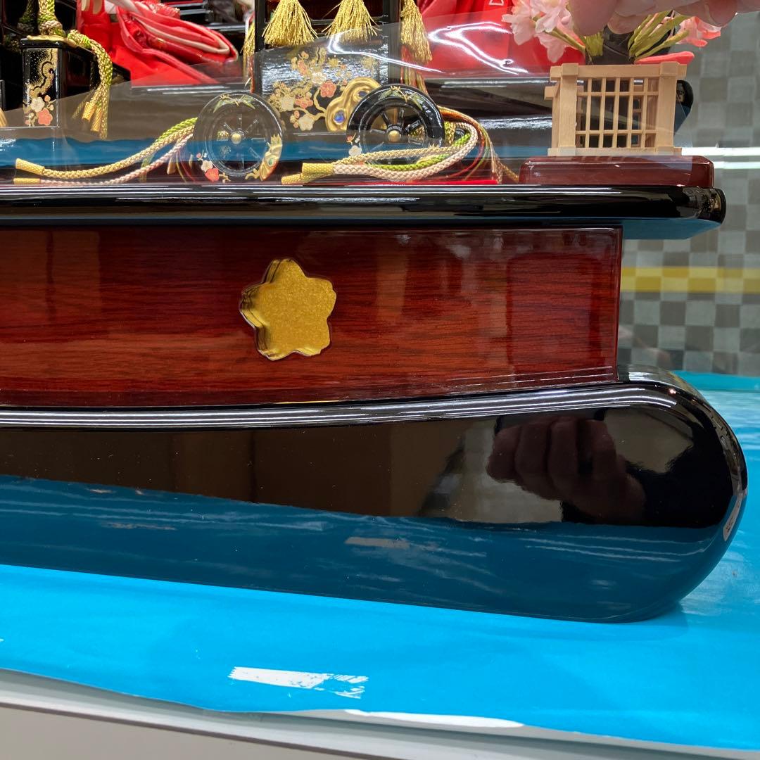 お値下げしました。本仕立て3段五人雛飾り