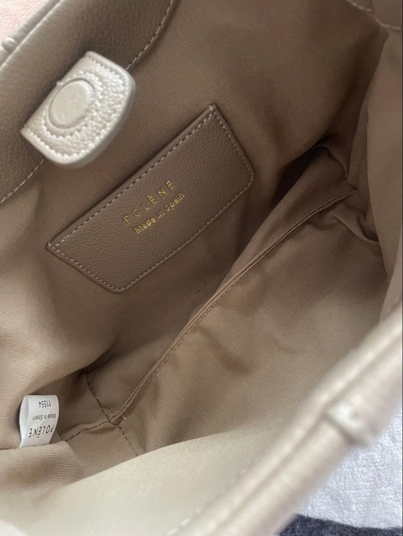 ❤️POLÈNE Béni ベージュ ショルダーバッグ