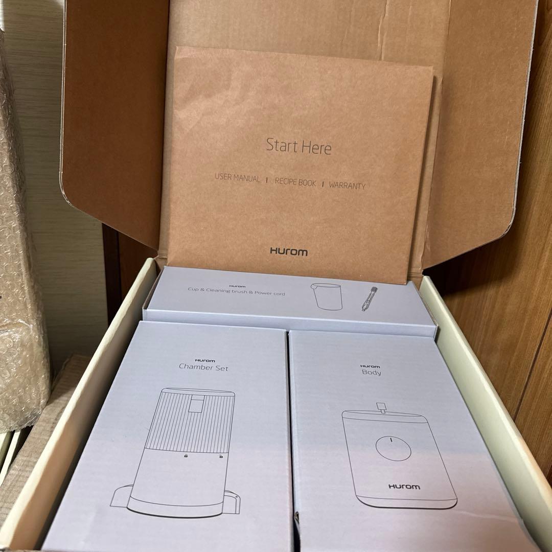 HUROM ヒューロム ミキサー スロージューサ H310A ベージュ 美品