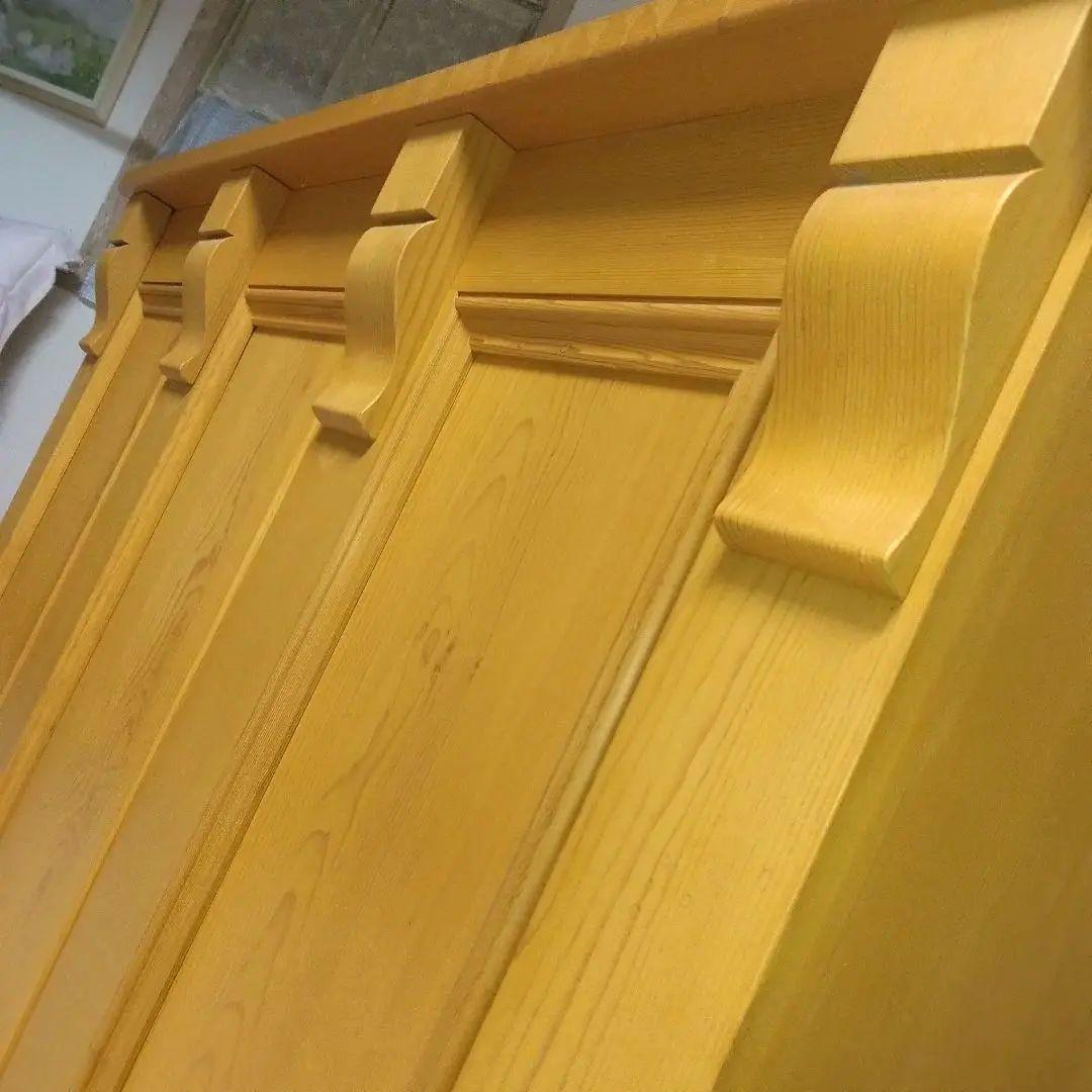 美品　ショップカウンター♥パイン材無垢　収納スペース最大