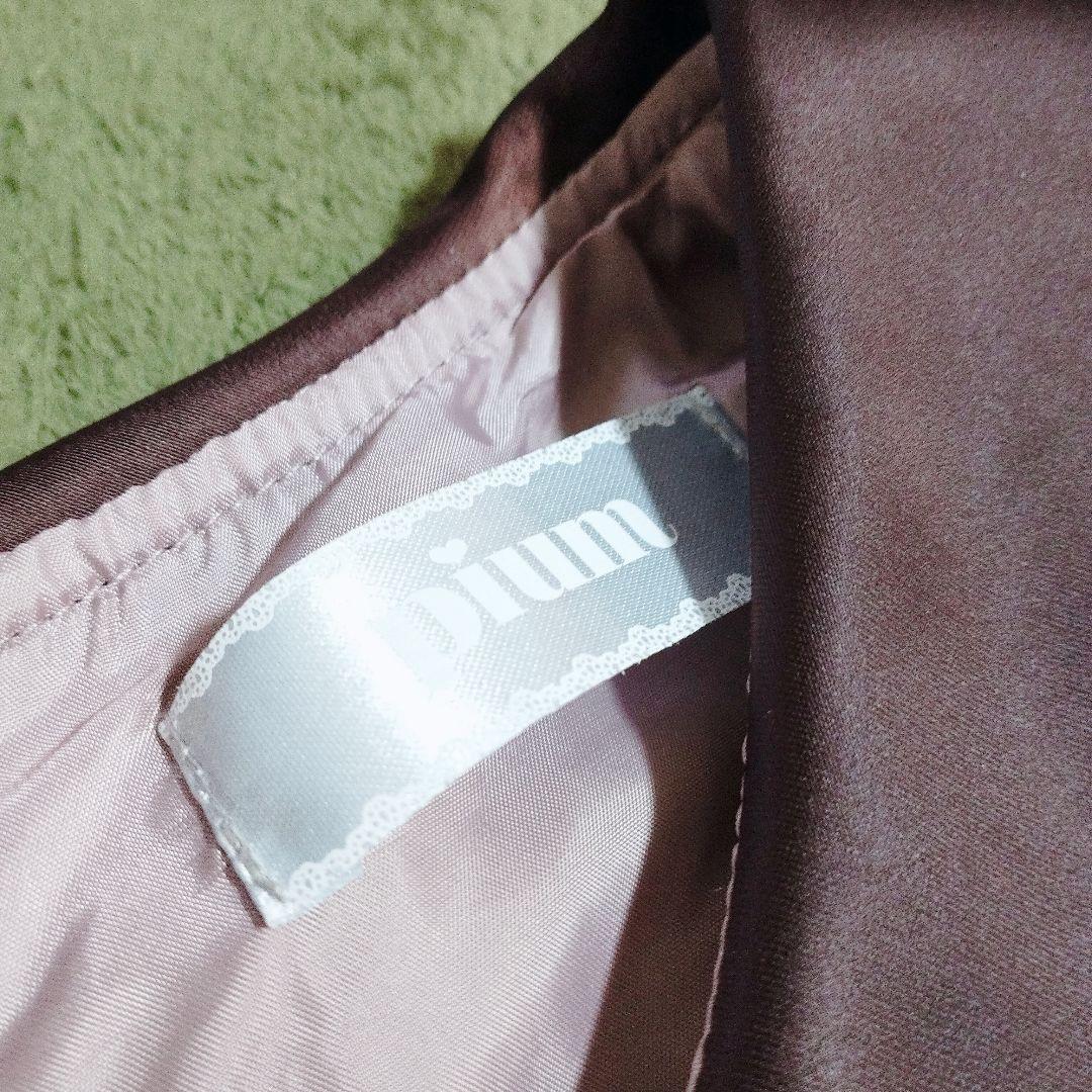 【pium】メルティーチョコレートワンピース モカ