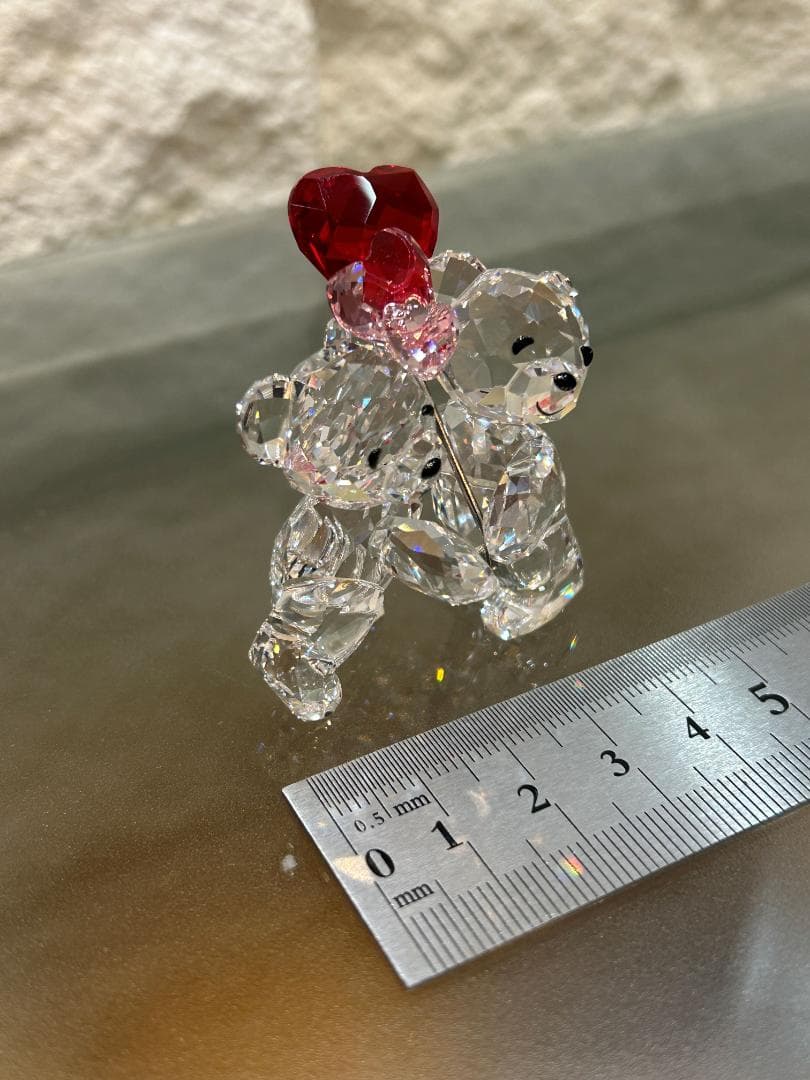 SWAROVSKI スワロフスキー クリスベア カップル ハート バルーン