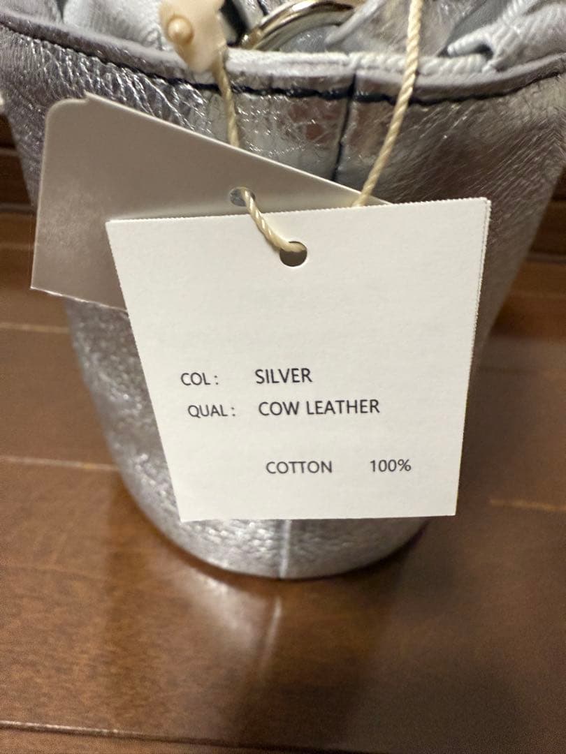 ayakoバッグ ポタリ　シルバー　新品未使用