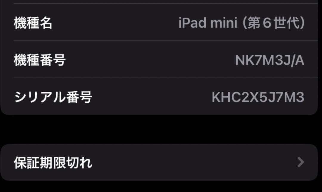 Apple iPad mini 第6世代 Wi‑Fiモデル 64GB