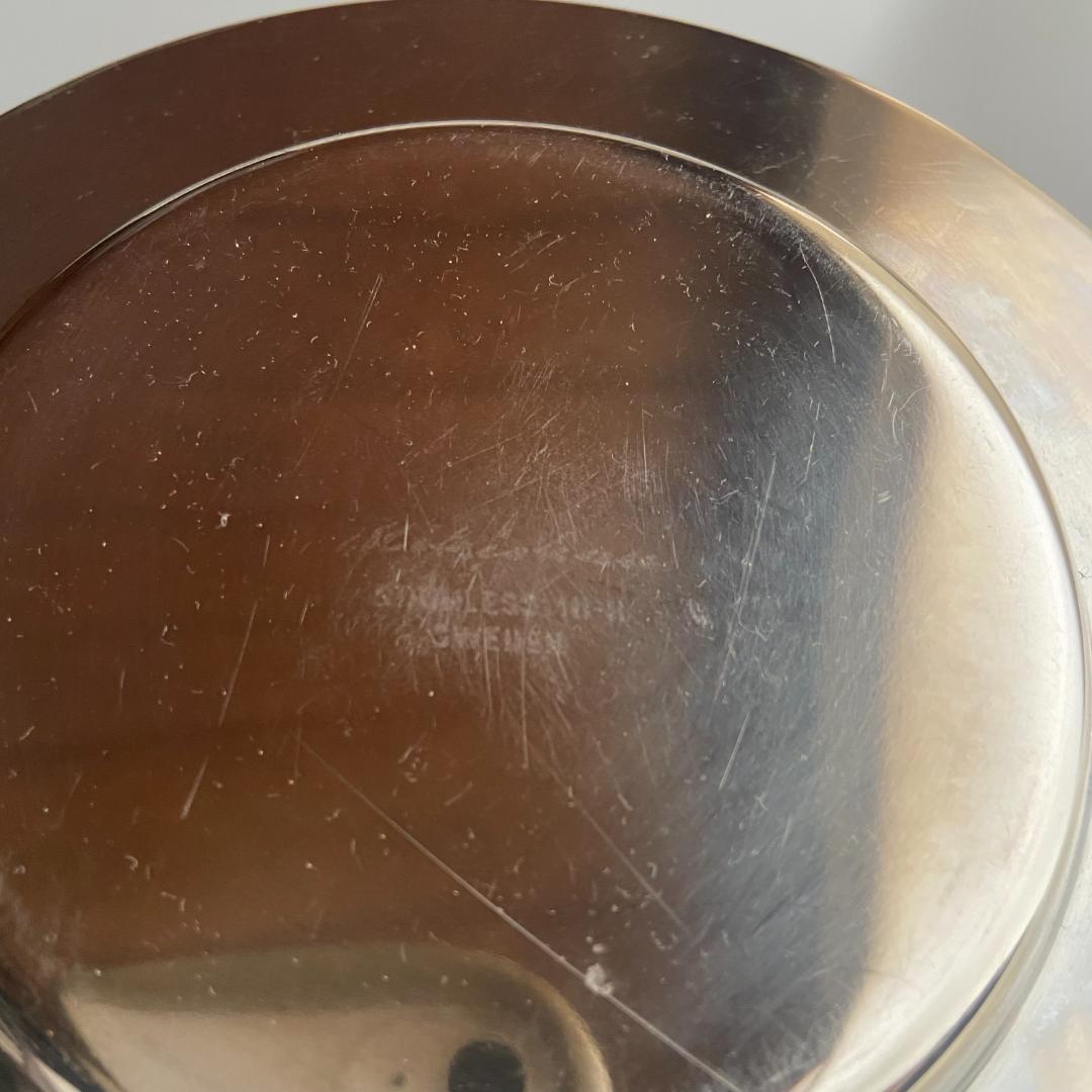 Nilsjohan ニルスヨハン ステンレス ヴィンテージ シュガーポット 容器