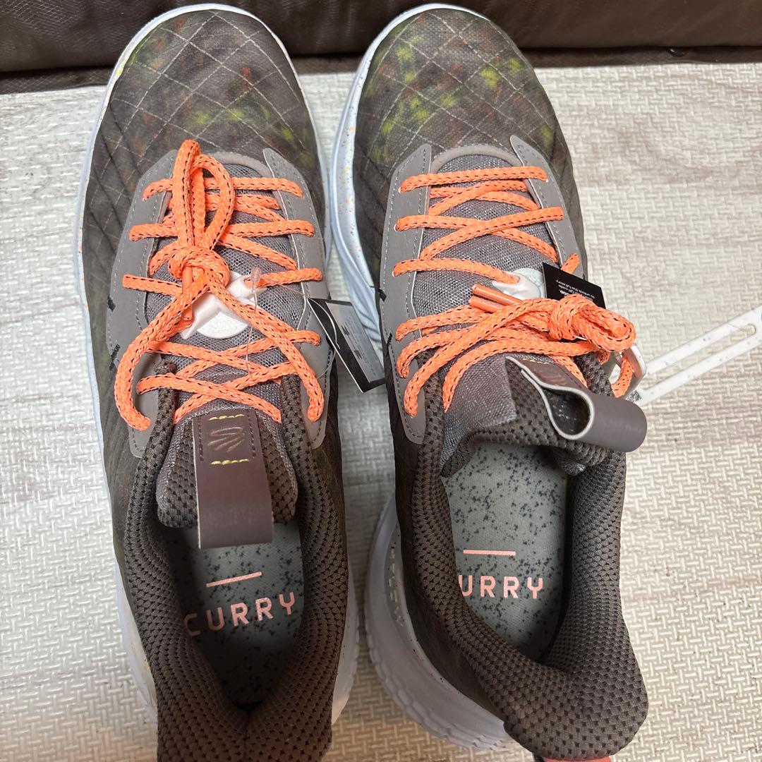 Under Armour Curry バスケットシューズ グレー/オレンジ
