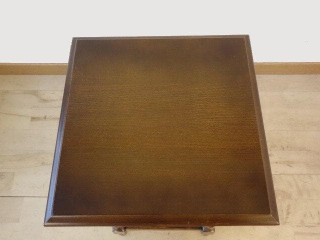 カリモク　コロニアル　花台　サイドテーブル　USED