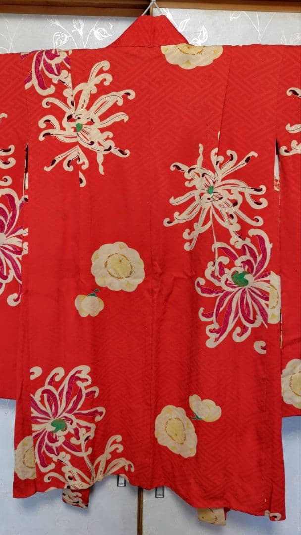 RK379アンティーク子供着物羽織着丈87センチ裄丈53センチ正絹