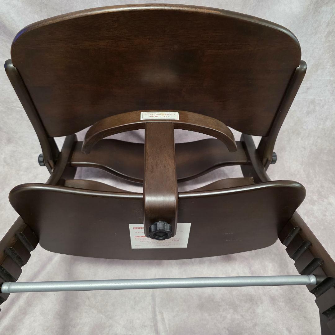 【美品】大和屋 すくすくチェアEN テーブル&ガード付き 木製 ベビーチェア