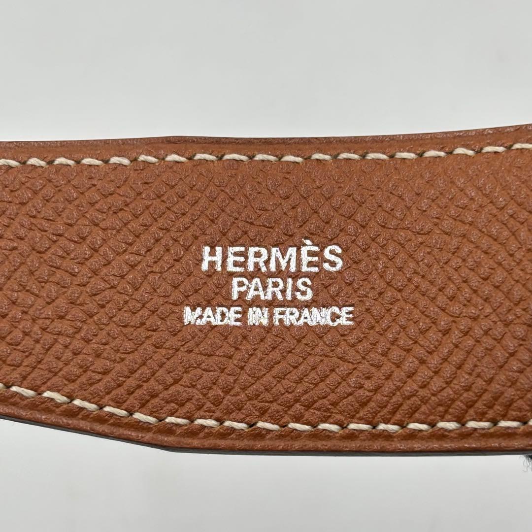 【極美品】HERMES エルメス リバーシブル レザー ベルト ウエスト65