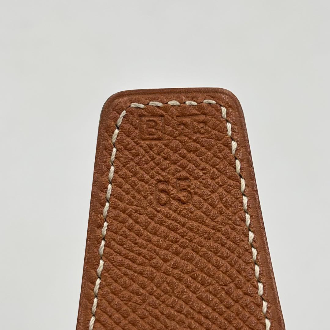 【極美品】HERMES エルメス リバーシブル レザー ベルト ウエスト65
