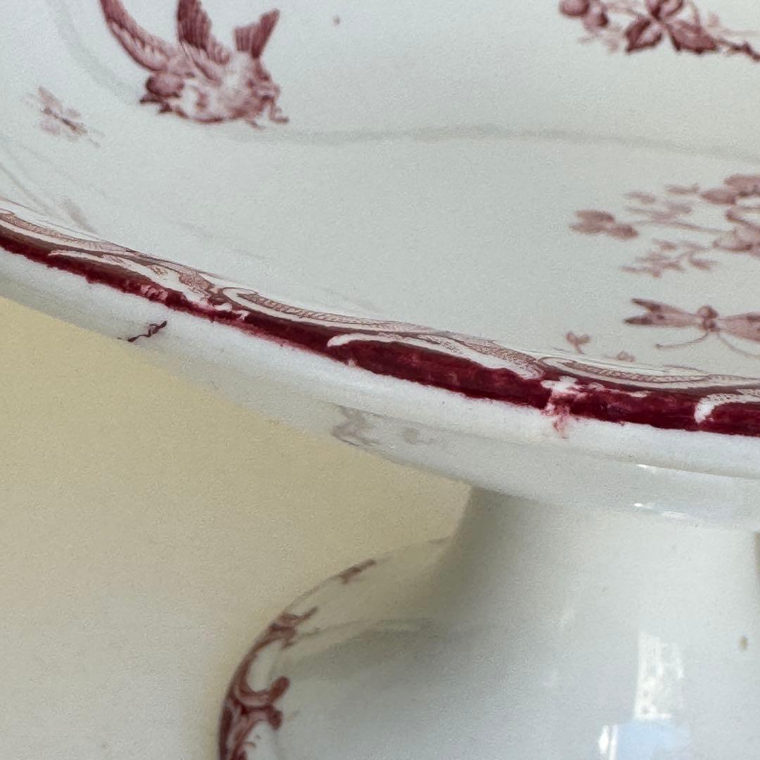 美品　フランスアンティーク　サンタマン　オーべピーヌ　コンポティエ