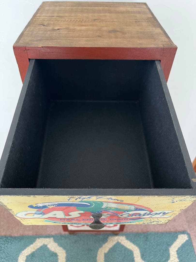 ヴィンテージ風 5段チェスト