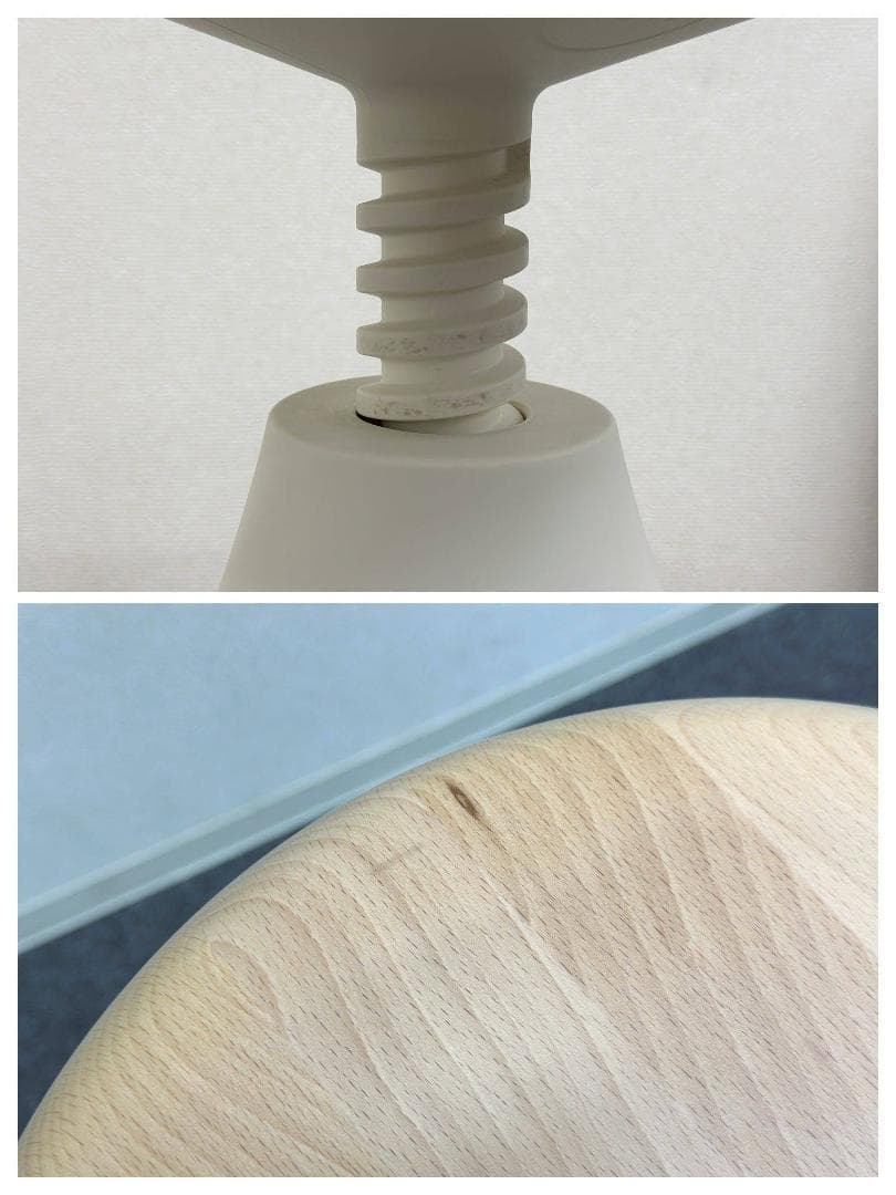 マジス■トム&ジェリー　足掛け＆昇降機能付　2脚セット　ハイカウンターチェア　白