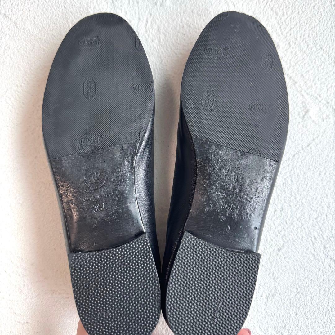 CHANEL シャネル バレリーナ パンプス ココマーク フラットシューズ 36