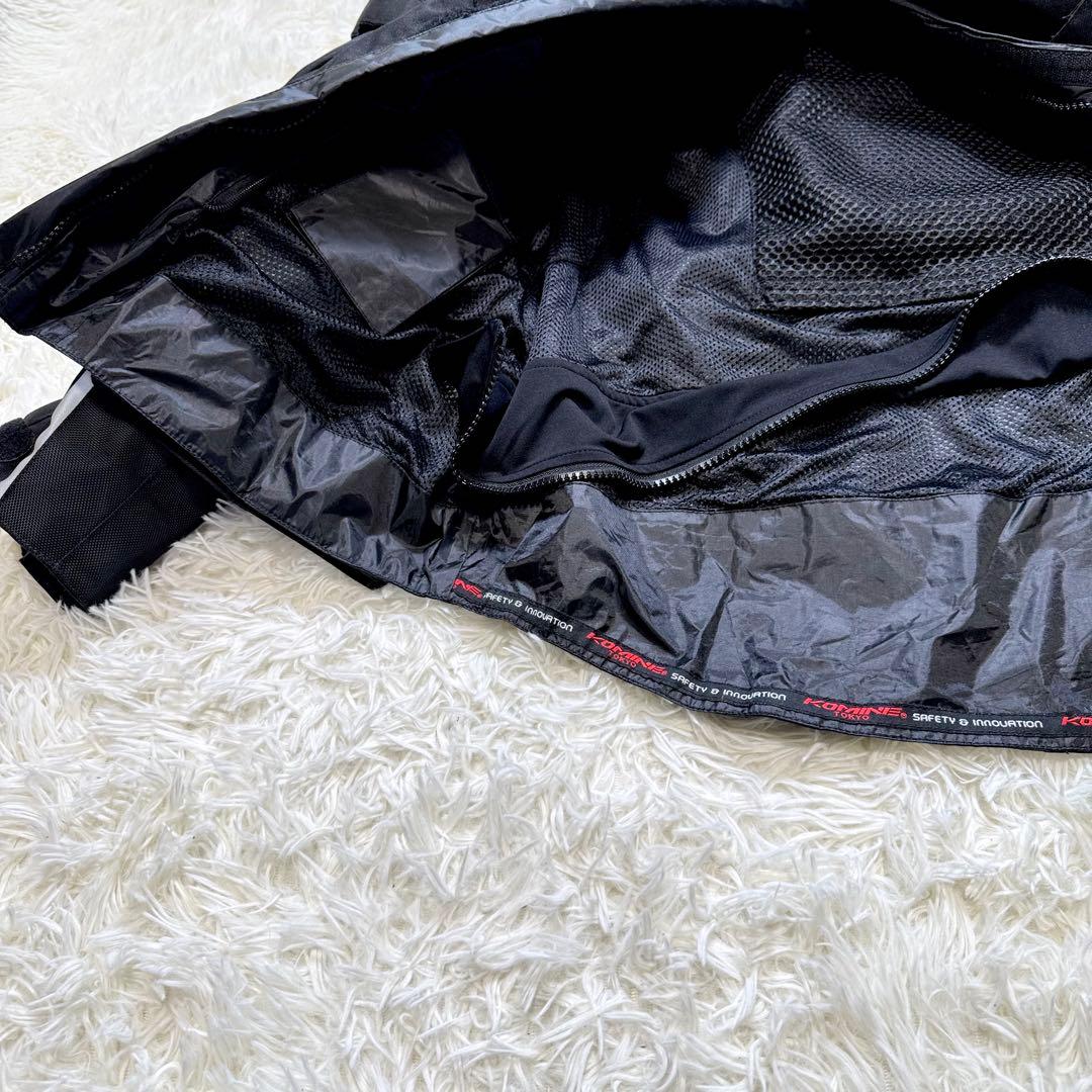 極美品✨コミネ ビッグサイズ！JK-597 オールシーズン プロテクター 黒