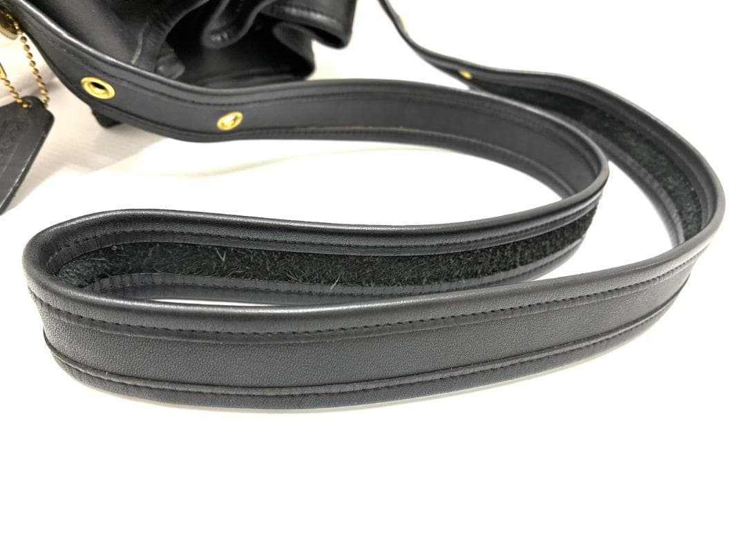 25W12-152 COACH コーチ オールドコーチ ブラックレザーバッグ