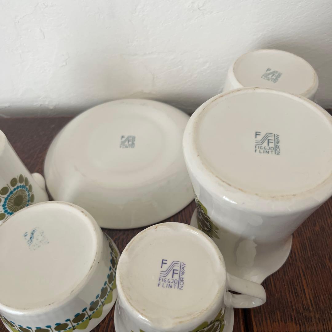 北欧ヴィンテージ　フィッギオ　6点セット