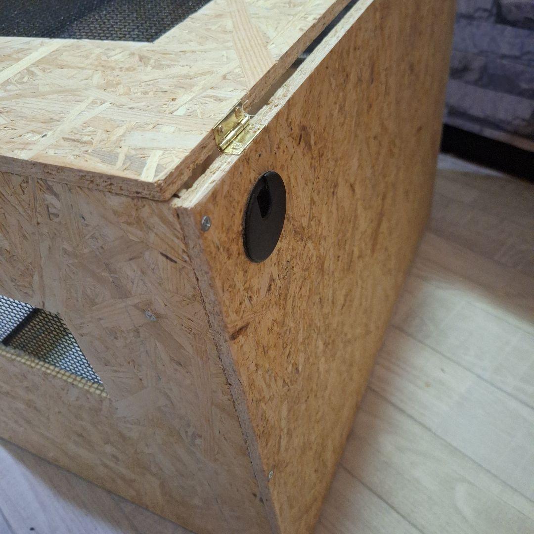 設備充実！OSB木製ケージ大型サイズ(未使用)