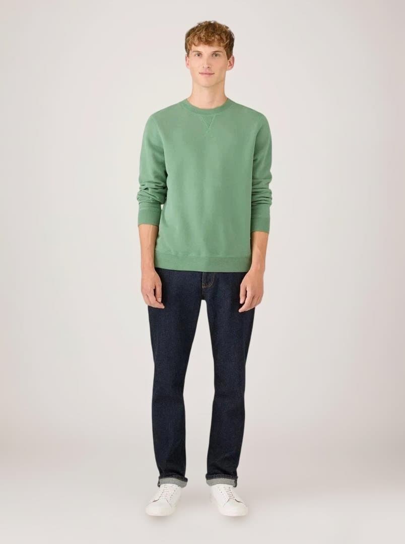 SUNSPELL グリーン スウェットシャツ Lサイズ (ほぼ新品、タグなし）