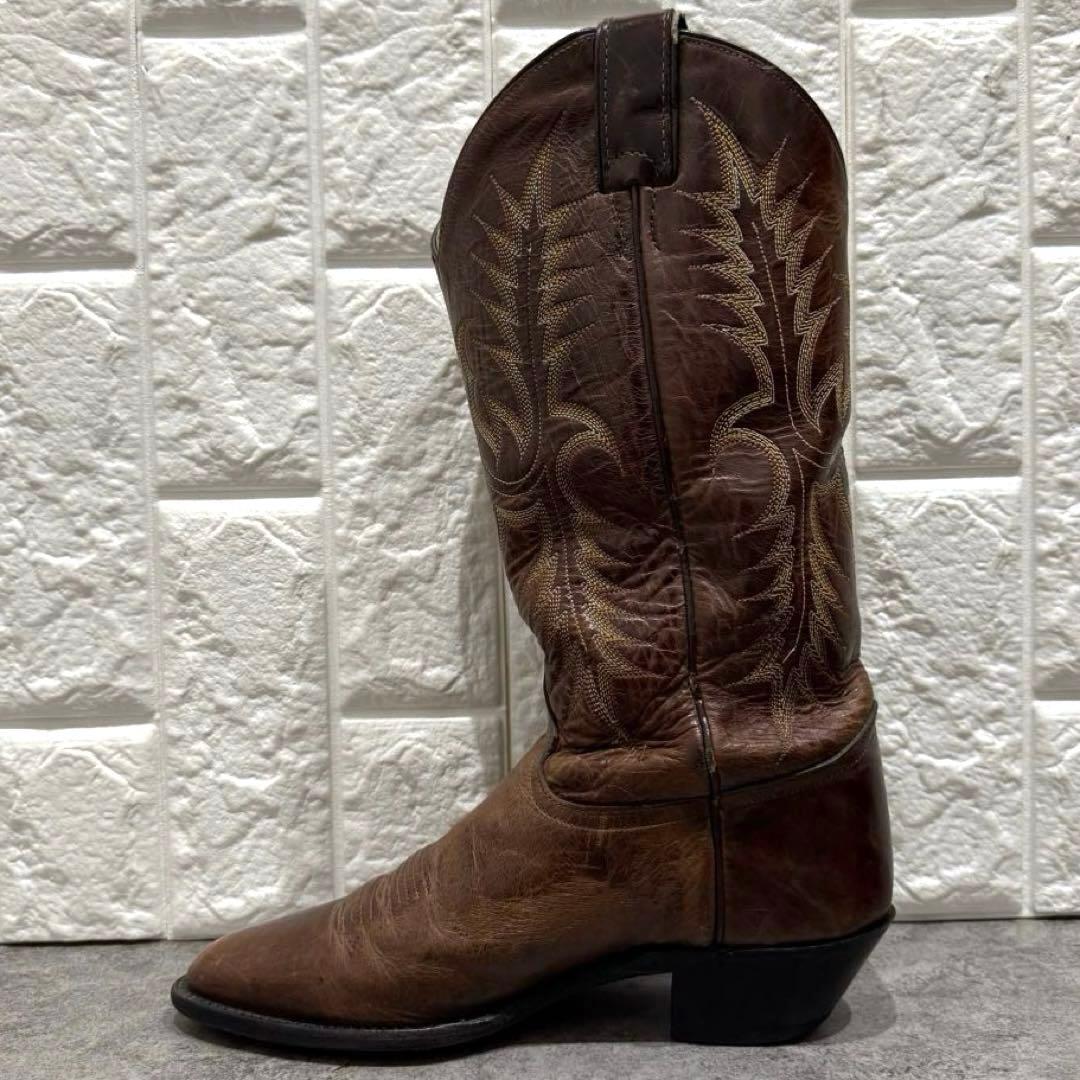 【大人気】Tony Lama 25cm ウエスタンブーツ　トライバル　ステッチ