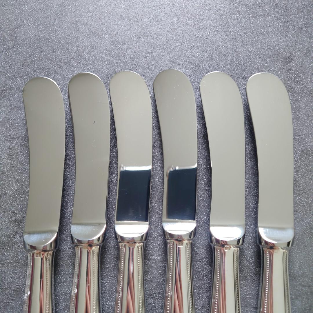 希少 美品 クリストフル パール バターナイフ 6点