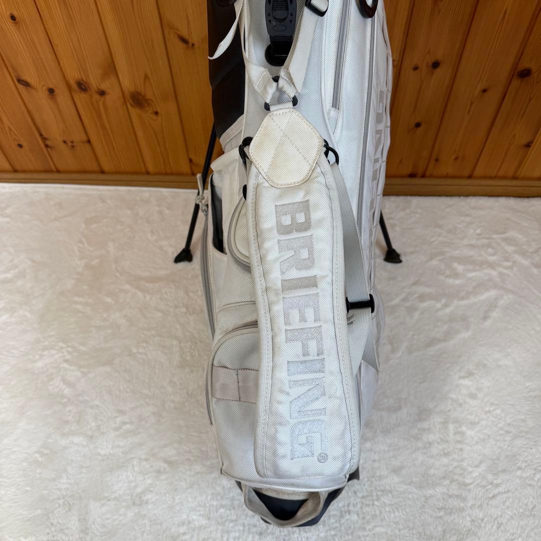 BRIEFING ホワイト キャディバッグ