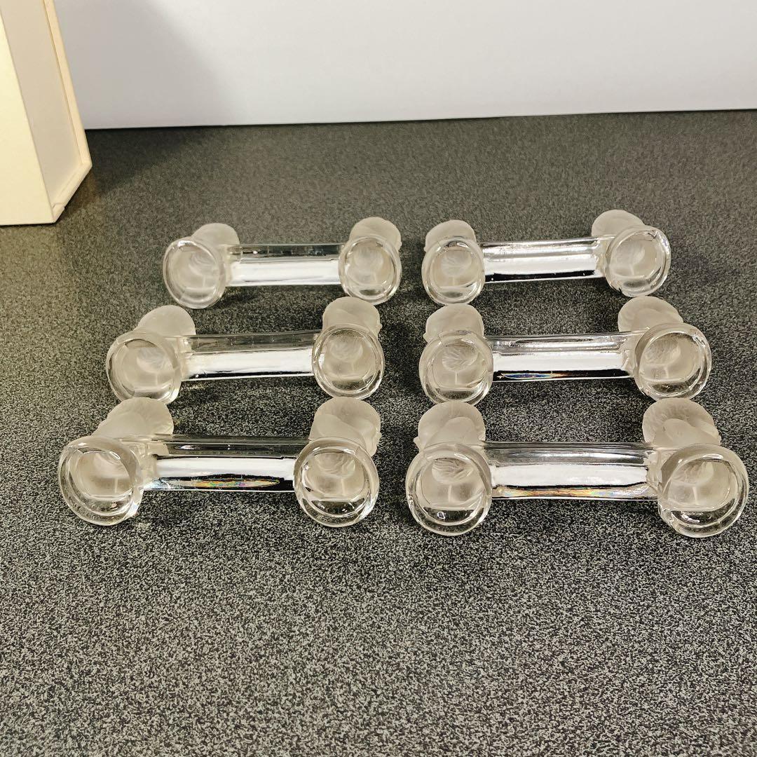 オールドバカラ enfant 子ども胸像 カトラリーレスト 6客 1916年