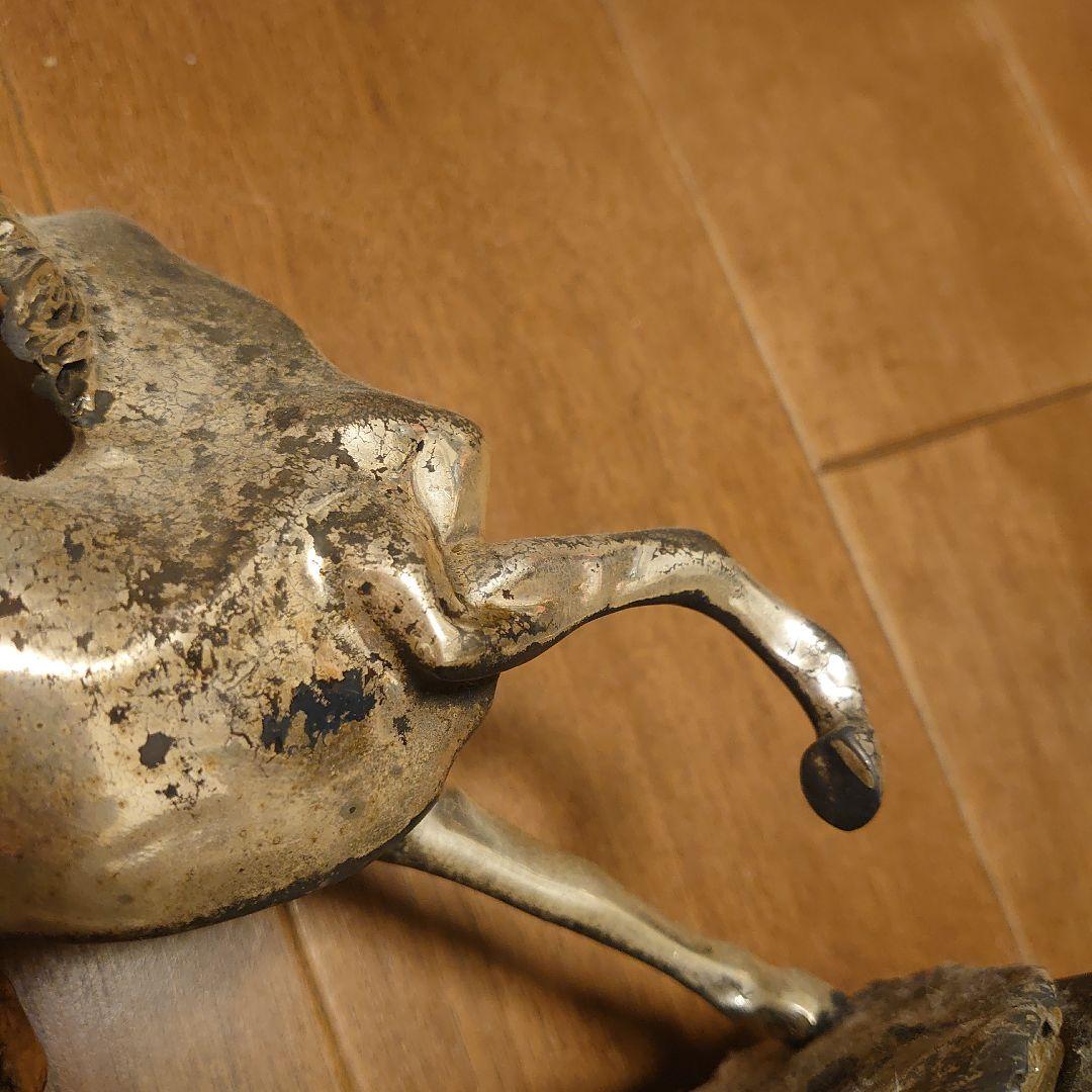 【新春セール】骨董 A.Belcari イタリア製 置物 開運 午年