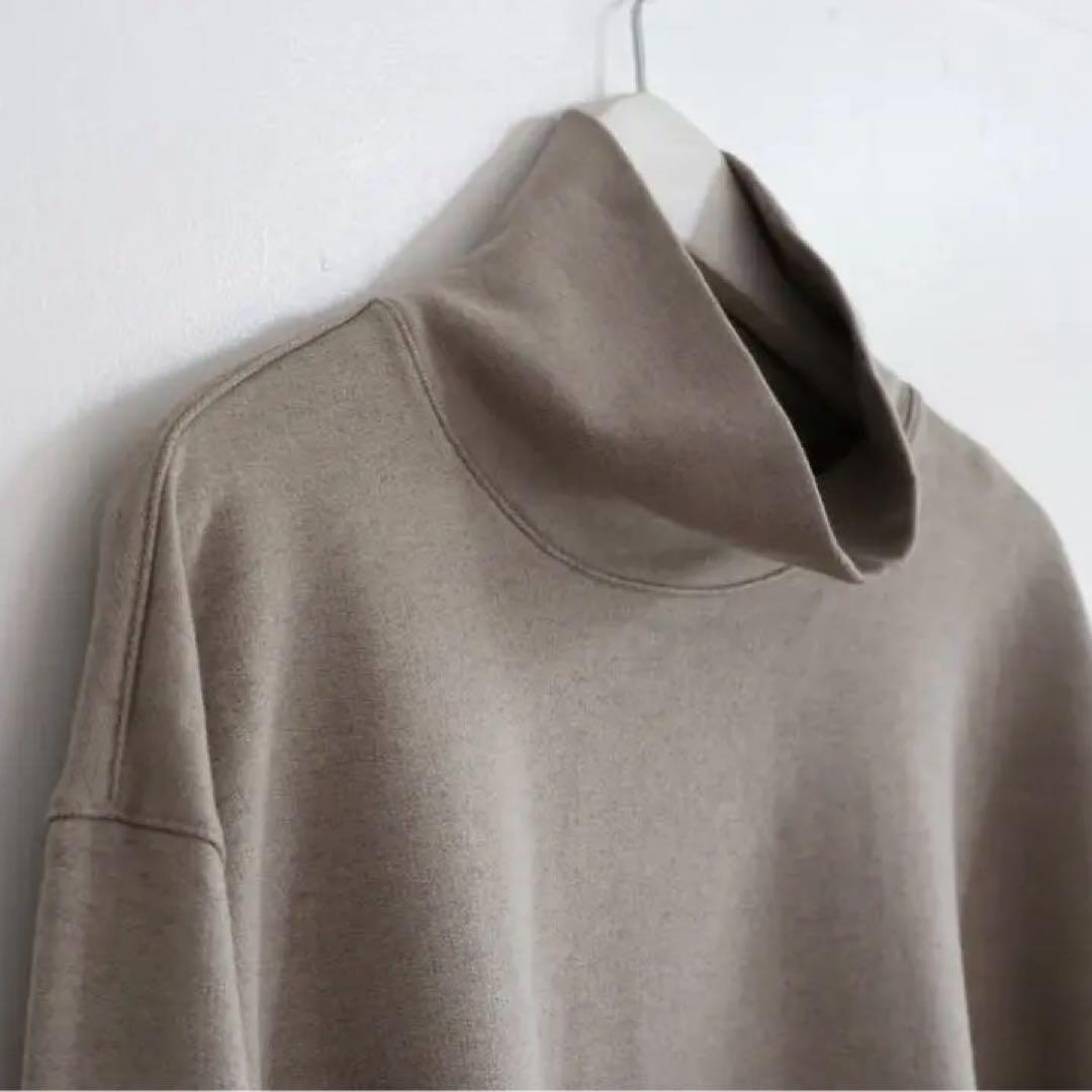 AURALEE オーラリー/スウェット/モックネックプルオーバー