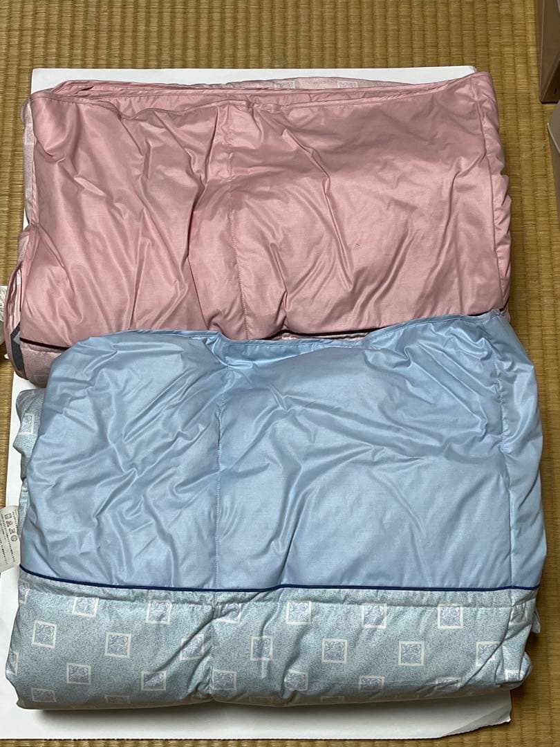 羽根掛布団(フェザーケット)2枚組　150×200cm フェザー90% 西川