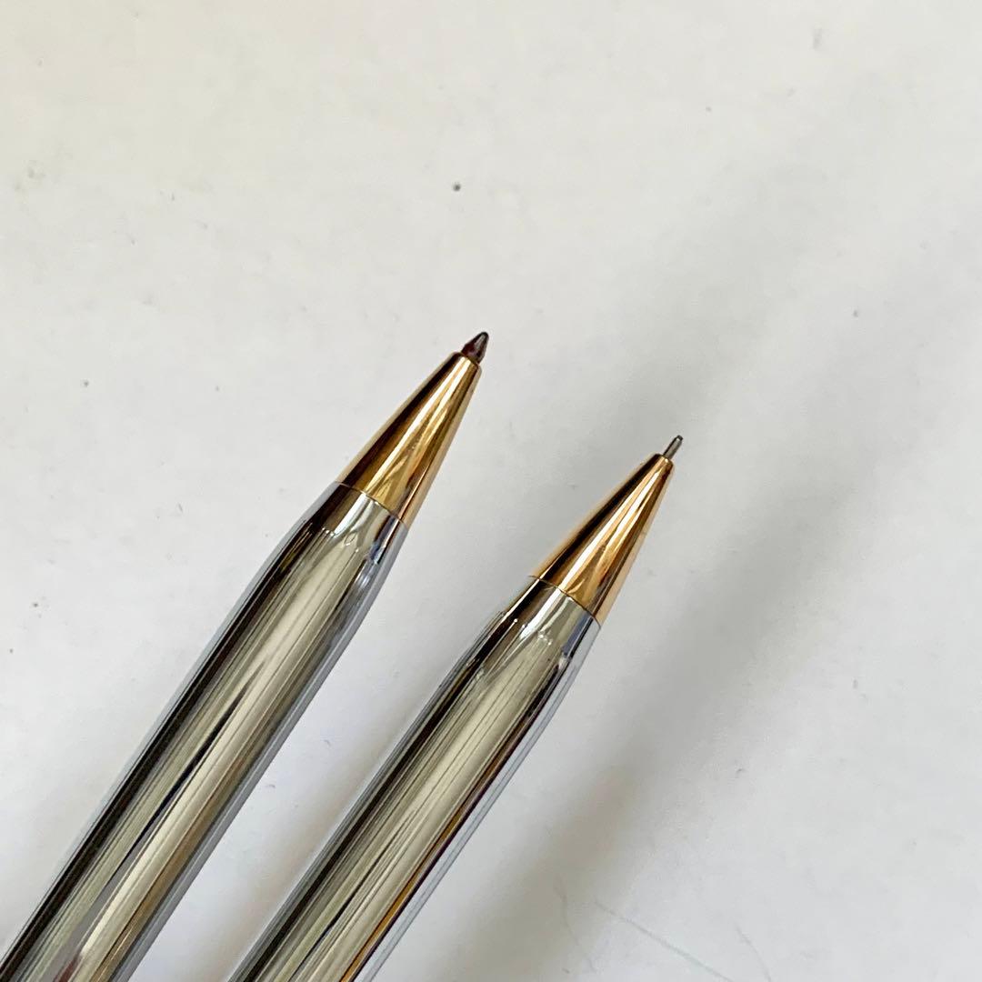 廃番 旧型 筆記体 CROSS タウンゼント シャーペン ボールペン クローム